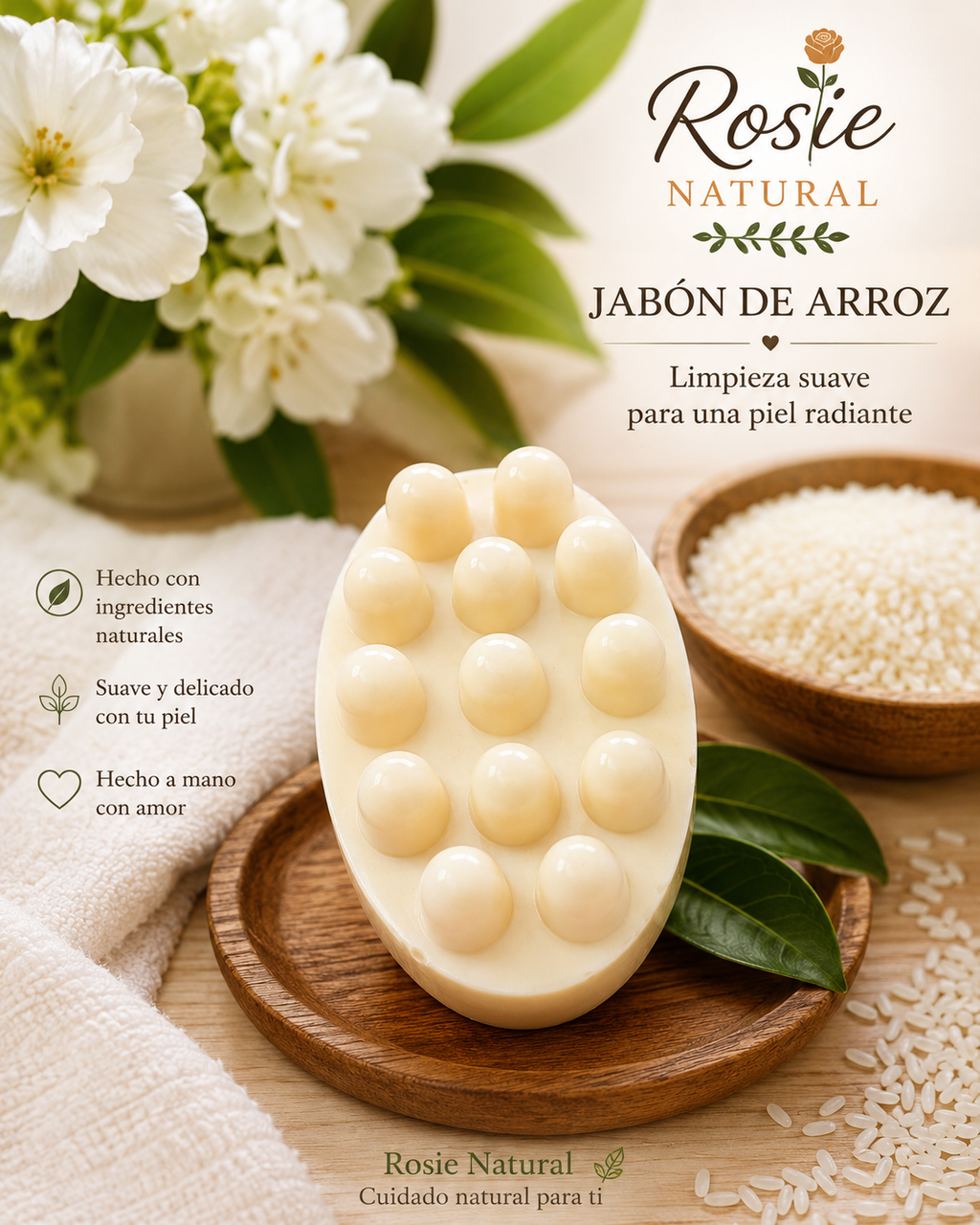Rice Soap - jabón de arroz