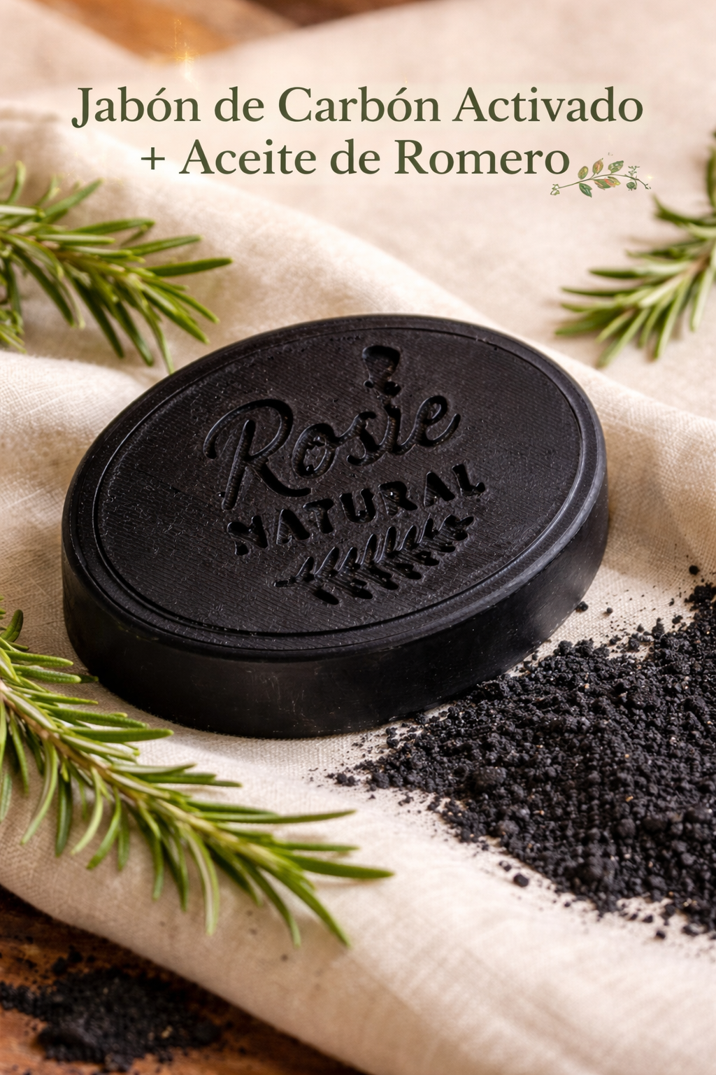 Jabón de carbón activado -  Activated Charcoal Soap