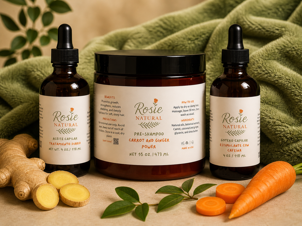 Carrot & Ginger Hair Care Kit - Kit Capilar de Zanahoria y Jengibre
