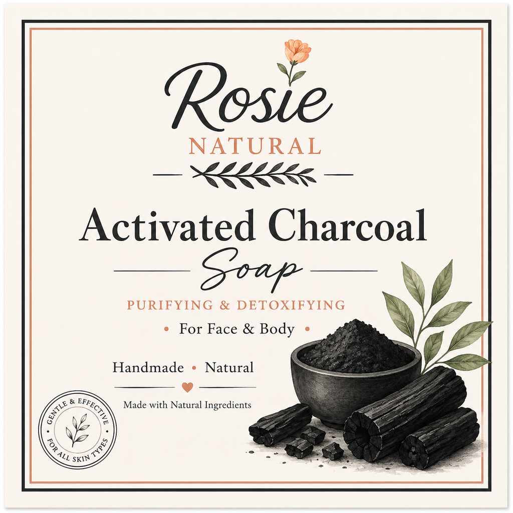 Jabón de carbón activado -  Activated Charcoal Soap