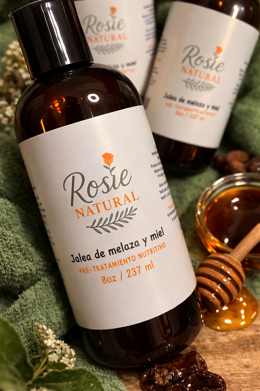 Honey & Molasses Hair Pre-Treatment - jalea de Melaza y Miel