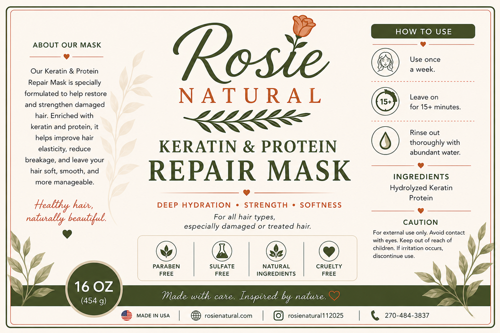 Protein Repair Hair Mask -Mascarilla Reparadora con Proteína