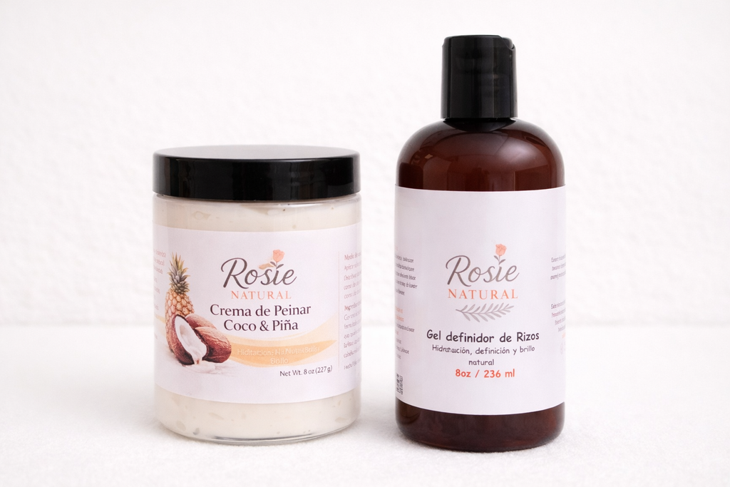 Kit de Rizos Coco, piña y Gel de Linaza –  Coconut & Pineapple Curl Kit + Flaxseed Gel 🥥🍍
