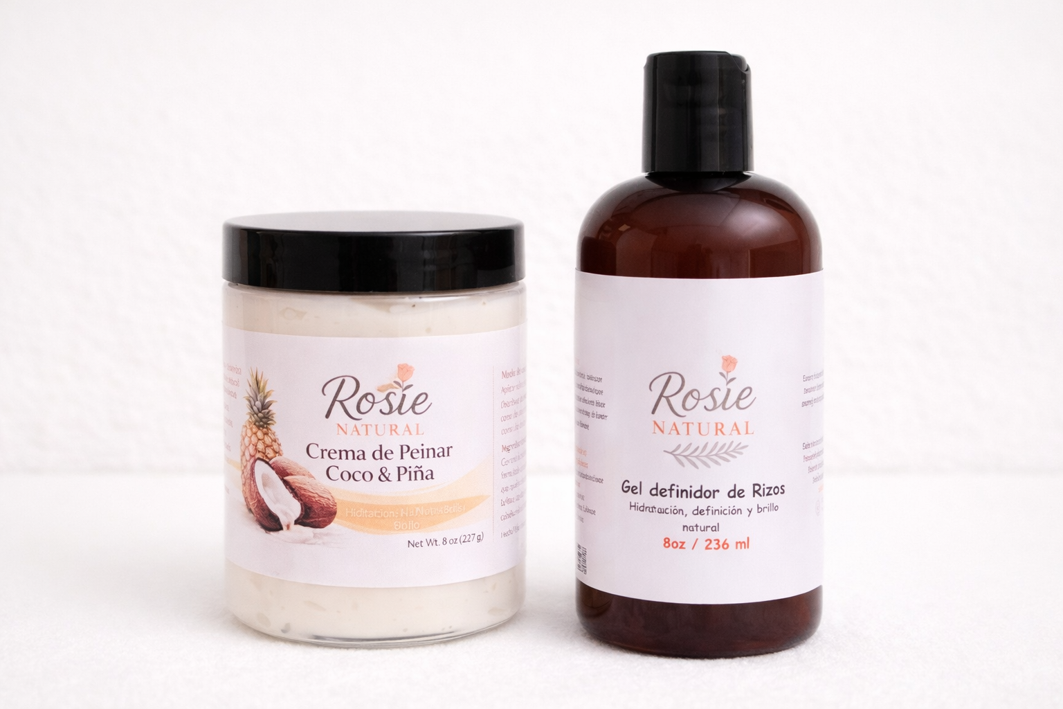 Kit de Rizos Coco, piña y Gel de Linaza –  Coconut & Pineapple Curl Kit + Flaxseed Gel 🥥🍍