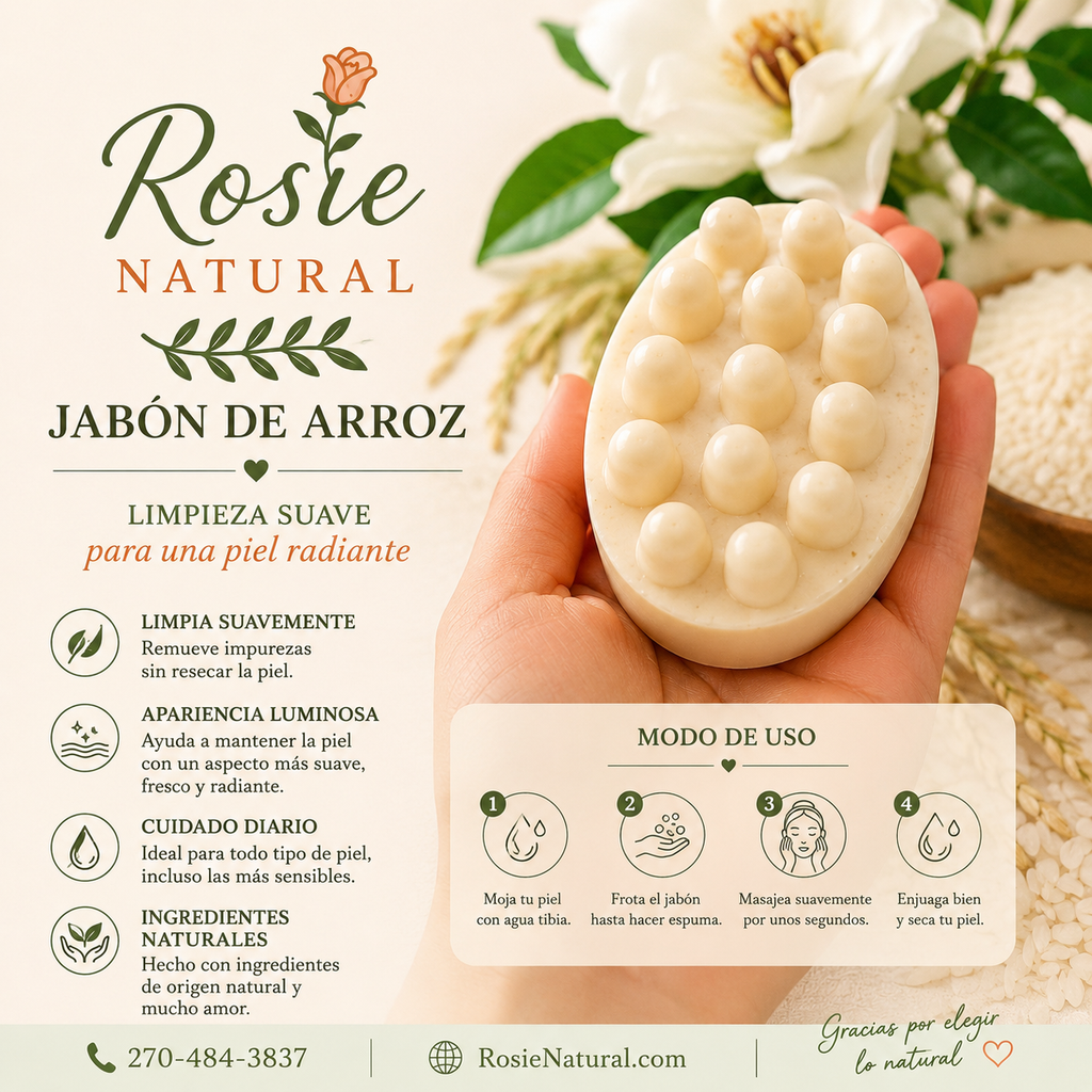 Rice Soap - jabón de arroz