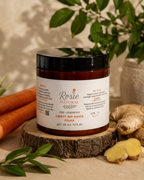 Carrot & Ginger Pre-shampoo - Prepoo de Zanahoria y jengibre
